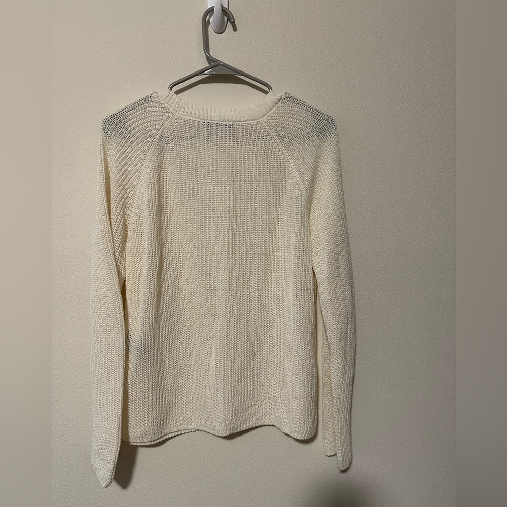 J McLaughlin linen blend crewneck sweater size small - Picture 5 of 5